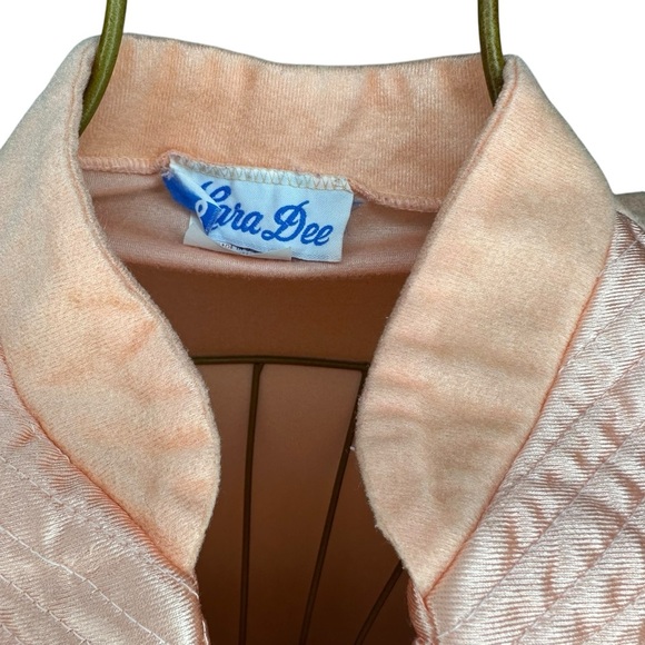 Lara Dee Vintage Half Zip Night gown / Night Dress - Women’s Size M - Peach - Picture 7 of 9